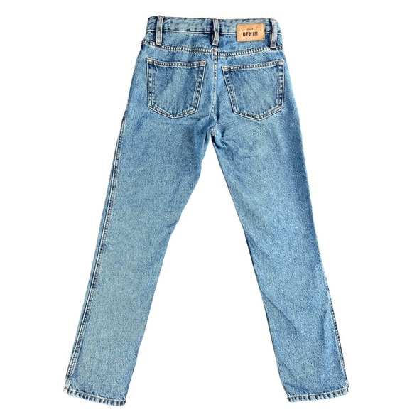 Sezane Denim Women’s Brut Sexy Slightly Tapered Straight Cut Jeans In Size 23 - Picture 9 of 13